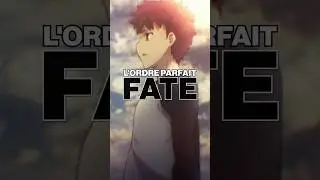 L&rsquo;ordre parfait pour commencer Fate #anime #manga