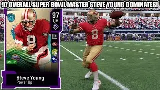 SUPER BOWL MASTER STEVE YOUNG DOMINATES! SUPER BOWL MASTER STEVE YOUNG GAMEPLAY! | MADDEN 20