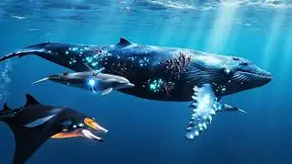 Two Fox Girls Save a Baby Whale &ndash; Epic Chibi Anime Ocean Rescue Adventure. #anime #chibi #cute