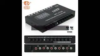 1005005605270148 7 Band Car Equalizer Multifunctional Car Audio EQ Tuning Crossover Amp
