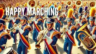 Happy Marching Band Music | Uplifting Instrumental Tunes to Brighten Your Day
