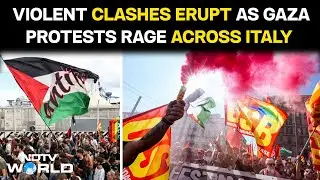 Milan Protests | Gaza Protests Turn Violent In Milan, Italy As Police Clashed With Protesters