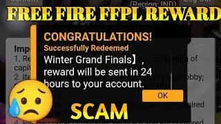 FREE FIRE FFPL REWARD SCAM Don't got Blue Token🙁🙁🙁
