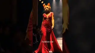 cat fashion show with very beautiful#cats #shortsvideos #cute #prettycats #fashionshow #fashioncats