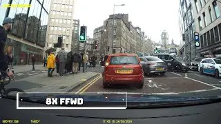 Edinburgh traffic is a pain in the a**e!