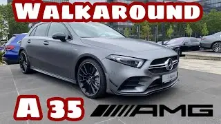 A35 AMG AeroDynamic Paket  Designo Mountain Grey Magno - Exterior Walkaround by DriveMaTe