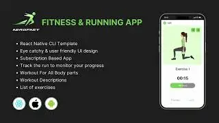 Aerofast - Runner app - Fitness app -  React Native Mobile App - Android - iOS