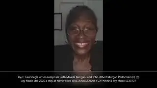 Our Happiness by Joy Fairclough with John-Albert and Mikella 2020 Live