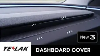Tesla Model 3 Highland Accessories | YESLAK Dashboard Cover