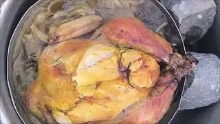 The preparation of homemade chicken/chamber