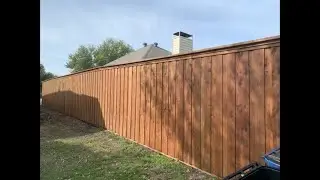 8' Tall Privacy Fence Board on Board Western Red Cedar