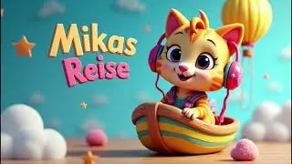 Mika&acute;s Reise 🐱 Das BUNTE Katzenlied f&uuml;r Kinder zum Mitsingen & Tanzen | BunteLiederWelt