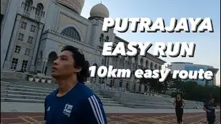 PUTRAJAYA 10km easy run. Route senang #putrajaya #running