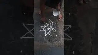 4*4dots easy kolam//simple daily muggulu