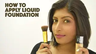How to apply liquid foundation l Tutorial for Beginners