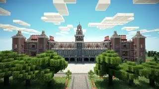 Особняк Лары Крофт в Minecraft