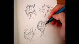 STARTING A NEW CHARACTER DESIGN FROM SCRATCH- how to design a wee dragon!