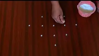 மார்கழி மாதம் குட்டி கோலம் Isimple rangoli kolam#trending #rangoli #muggulu #kolam #viralvideo