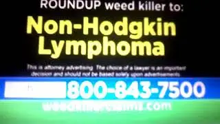 GOZA HONNOLD TRIAL LAWYERS TV COMMERCIAL ROUNDUP WEED KILLER - SPOT.TV