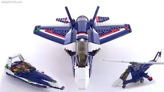 🔄 LEGO Creator 2015 Blue Power Jet 3-in-1 review! 31039 re upload