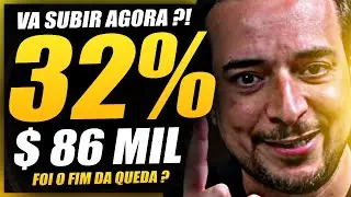 🚨 ACABOU? 32% SER&Aacute; O FIM DA QUEDA NO BITCOIN E CRIPTOMOEDAS ?? - BITCOIN E CRIPTOMOEDAS HOJE!