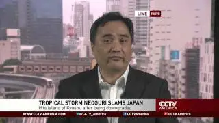 Tropical storm hits Japan, severe damage