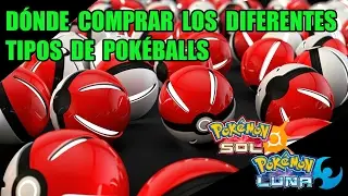 D&oacute;nde comprar los diferentes tipos de pok&eacute;ball | Gu&iacute;a Pok&eacute;mon Sol y Luna