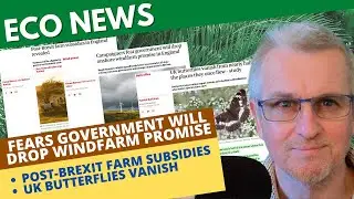 Green News Today- Fears Government Will Drop Windfarm Promise; Brexit Farm Subsidies; UK Butterflies