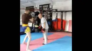 Pad work at The Unity Gym