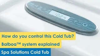 How do you control the Spa Solutions Cold Tub?