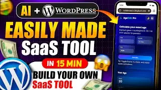 AI + WordPress Made a SaaS Tool in 15 Minutes!🤯