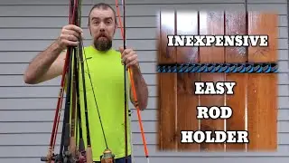 The EASIEST Fishing Rod Rack - Plusinno Fishing Pole Organizer