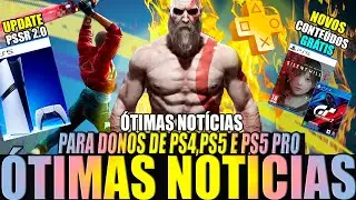 PS5 PRO MAIS PODEROSO! Novos UPDATES, PS Plus Fevereiro, Intergalactic e NOVOS Conte&uacute;dos Gr&aacute;tis PS5