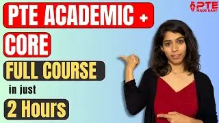 PTE Full Course in 2 HOURS (2024) | PTE CORE Full Course | Tips & Strategies - Practice Plan for 85+