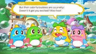 Puzzle Bobble Everybubble! Gameplay 🌈 Nintendo Switch - Cute puzzler