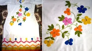 Aplic Work Tutorial Step by Step | Hand Embroidery / How To Make Aplic Work Design