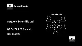 Sequent Scientific Ltd Q2 FY2025-26 Concall