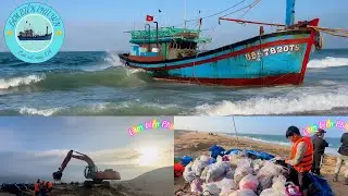 66 - GHE LƯỚI ĐÊM BÌNH ĐỊNH TRÊN ĐƯỜNG XUÔI MIỀN NAM BỊ CHẾT MÁY TRÔI DẠT VÀO BÃI NGANG PHÚ YÊN.