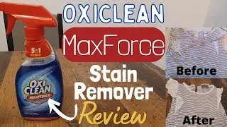 Обзор пятновыводителя Oxiclean Max Force