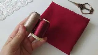TEK RENK CANLI BORDO ÇOK GÜZEL BİR SIRALI OYA OLDU 🎊🎊🎊