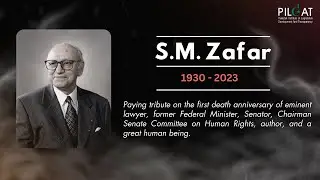Tribute to S.M. Zafar (late)