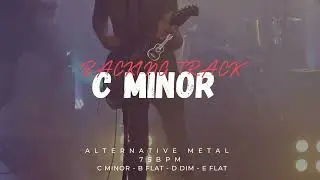 C Minor Alternative Metal Guitar Backing Track | 75 bpm | Deftones style Breakdowns | Jam Track