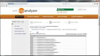 Работа с сервисом SiteAnalyzer.ru