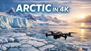 ARCTIC B-ROLL IN 4K.4K Arctic Drone Footage: Glaciers, Mountains, and Frozen SeaUltra-HD