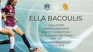 Ella Bacoulis Highlight Reel Short