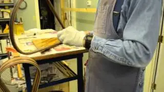 3 Minutes of My Day - Applying poly finish on trout net frames
