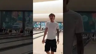 Shvfty Makes a CRAZY Bet On a Bowling Match Against His Girlfriend!😳 #shorts #shvfty