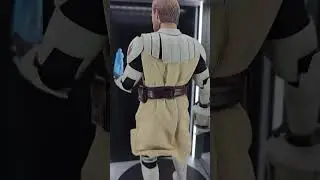 Obi-Wan Kenobi Hot Toys Posing - The Message #starwars #obiwankenobi #hottoys #clonewars