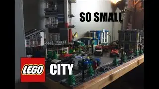 Small lego city review: police station, bank and big building