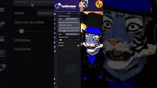 Mover labios sin c&aacute;mara en animaze #animaze #vtuber  #tutorial #tutorialanimaze #viral #tigreazul